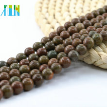 L-0132 Gorgeous Natürliche Runde Poliert Bunter Jasper Natürlichen Edelstein Perlen 15 zoll Strand Pro Strand